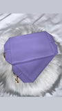 PURPLE - Large Lip Bag/Makeup Bag