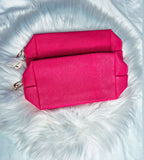 PINK - Large Lip Bag/Makeup Bag