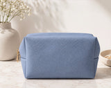 BLUE - Medium Lip Bag/Makeup Bag